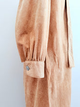 Load image into Gallery viewer, Vintage suede trench coat
