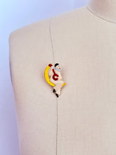 Load image into Gallery viewer, 1930s French Celluloid Brooch Novelty Pin
