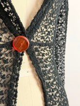 Load image into Gallery viewer, 1930s black lace jacket
