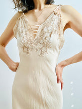 Load image into Gallery viewer, Vintage 1930s silk lace slip
