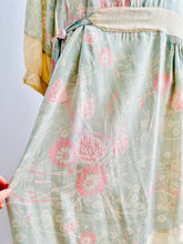 Load image into Gallery viewer, Vintage 1920s Pastel Silk Flapper Dress
