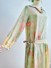 Load image into Gallery viewer, Vintage 1920s Pastel Silk Flapper Dress
