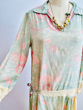 Load image into Gallery viewer, Vintage 1920s Pastel Silk Flapper Dress
