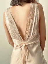 Load image into Gallery viewer, Vintage 1930s silk lace slip
