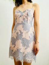 Load image into Gallery viewer, Pastel pink lavender mini dress
