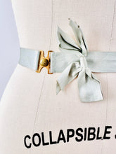Load image into Gallery viewer, Antique Edwardian French adjustable ribbon sash

