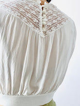 Load image into Gallery viewer, Antique Edwardian Lace Top
