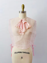 Load image into Gallery viewer, Antique 1910s pink organza coverup top
