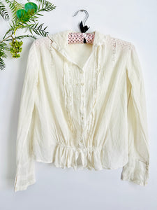 Antique Edwardian Lace Top