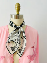 Load image into Gallery viewer, Vintage zebra novelty print scarf
