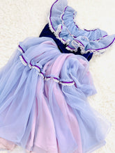 Load image into Gallery viewer, Vintage 1970s lilac organza gown
