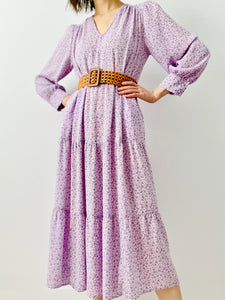 Lilac blossom prairie dress