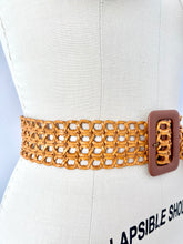 Load image into Gallery viewer, Vintage woven leather belt
