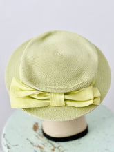 Load image into Gallery viewer, Vintage pastel green sun hat
