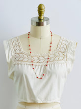 Load image into Gallery viewer, 1910s Edwardian White Crochet Lace top
