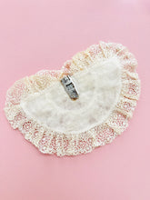 Load image into Gallery viewer, Vintage 1930s pearls beaded lace bow
