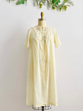 Load image into Gallery viewer, Vintage 1960s embroidered night gown lingerie dress
