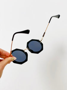 Funky octagon shaped sunglasses