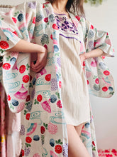 Load image into Gallery viewer, Vintage Japanese Kimono Floral Robe
