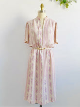 Load image into Gallery viewer, Vintage 1970s pink floral dress
